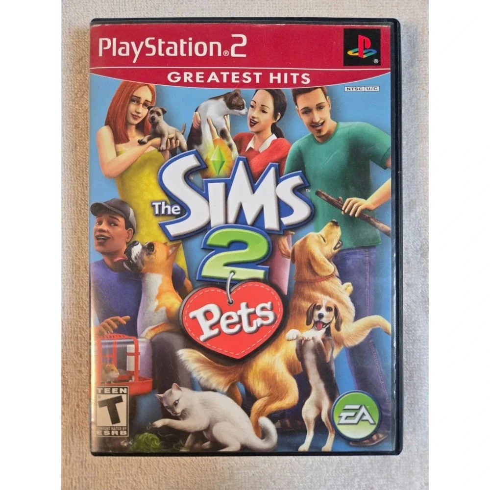 The Sims 2 Pets Greatest Hits Sony PlayStation 2 PS2 Game Complete EA Games